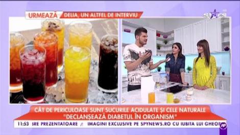 Cât de periculoase sunt sucurile. Nutriționistul Bianca Brighilă vorbește despre băuturi carbogazoase și despre alternative naturale.