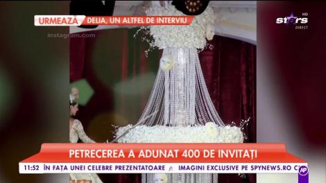 Nuntă de poveste. Petrecerea tinerilor îndrăgostiți a adunat 400 de invitați