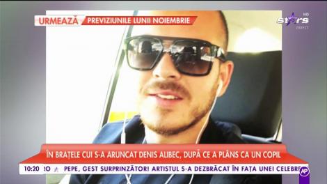 După ce a plâns ca un copil în unei audienţe numeroase, Denis Alibec s-a aruncat în brațele mamei