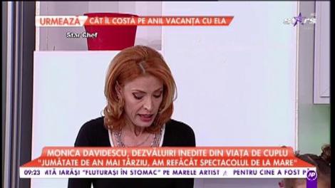 Monica Davidescu, dezvăluiri inedite din viața de cuplu: "Îmi aduc aminte că l-am văzut în vara anului 1989"