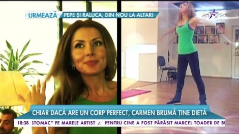 Chiar dacă are un corp perfect, Carmen Brumă ține dietă. Cum își păstrează silueta de invidiat