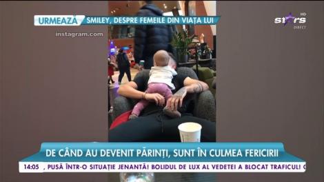 Steliano Filip și iubita lui Bianca, seară de neuitat în familie. Fotbalistul face orice pentru prințesele lui