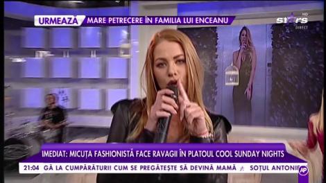 Roxana Nemeș interpretează piesa ”Drog letal” în cadrul Cool Sunday Nights