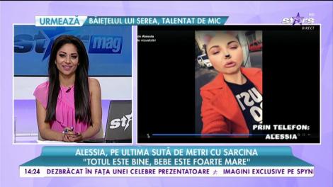 Alessia, ultimele declarații înainte să devină mamă. Artista se pregătește să nască