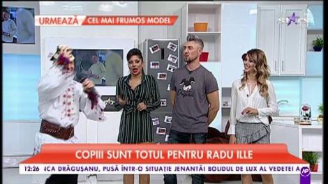 Radu Ille, cantărețul cu o familie perfecta. Copiii sunt totul pentru artist