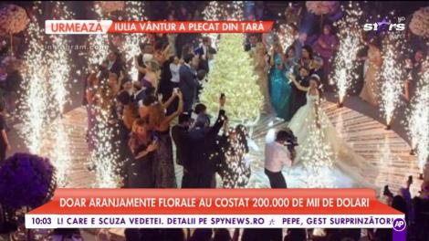 Mirii nu s-au uitat la bani când au organizat marele eveniment. Cât s-a cheltuit pentru nunta de lux