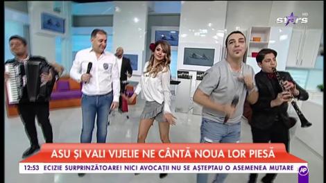 Asu și Vali Vijelie vin în platoul Star Matinal pentur a cânta noua piesă.