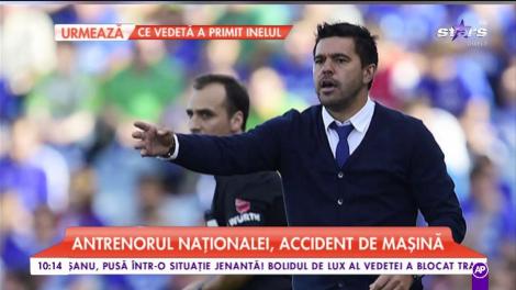 Cosmin Contra a fost implicat intr-un accident de mașină. Antrenorul a scăpat nevătămat