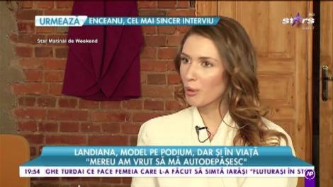 Landiana este cel mai bine cotat manechin din România: „M-a descoperit cineva pe stradă”