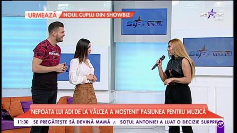 Nepoata lui Adi de la Vâlcea, apariție "ilegal" de sexy în platoul "Star Matinal"