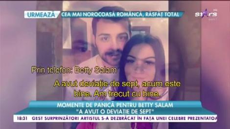 Momente de panică pentru Betty Salam. Iubitul vedetei a fost operat de urgență: ”Nu a vrut să se oprereze până când a văzut că nu mai poate să respire”