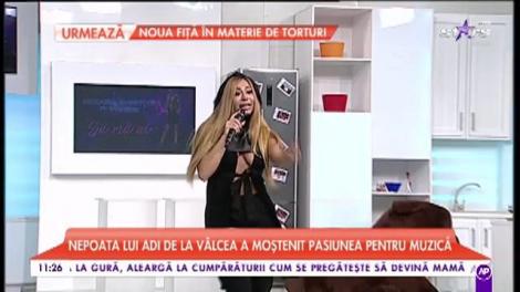 Nepoata lui Adi de la Vâlcea a moștenit pasiunea pentru muzică