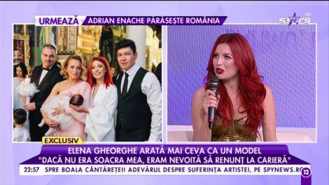 Elena Gheorghe despre viitorul celor mici: ”Dacă ei își vor dori să facă muzică, eu îi voi susține”