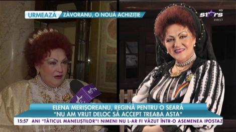 Elena Merișoreanu, regină pentru o seară: Când eram tânără, eram pasionată de pantofi”
