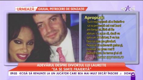 Adevărul despre divorţul lui Laurette: "El e gelos şi nu i-a mai trimis mulţi bani"