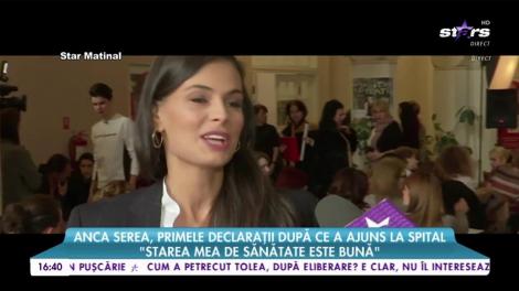 Andca Serea, primele declarații după ce a ajuns la spital: ”Am niște probleme legate de anemie”