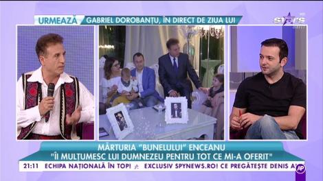 Constantin Enceanu, naș de meserie și bunicuț de nota 10: ”Îi multumesc lui Dumnezeu pentru tot ce mi-a oferit”