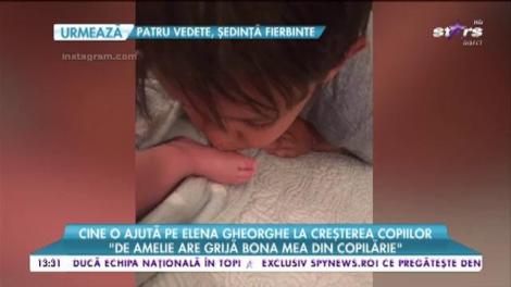 Cine o ajută pe Elena Gheorghe la creșterea copiilor: „Am mare noroc cu soacra mea”