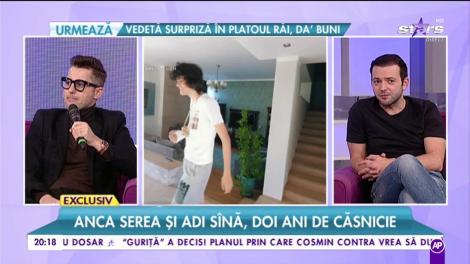 Adi Sână, mesaj emoționant pentru frumoasa soție: ”II multumesc pentru cei cinci copii”