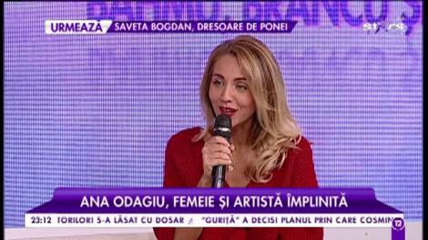 Ana Odagiu și Ovidiu, în platou la ”Agenția VIP”. Artista a fost cerută în căsătorie de iubit