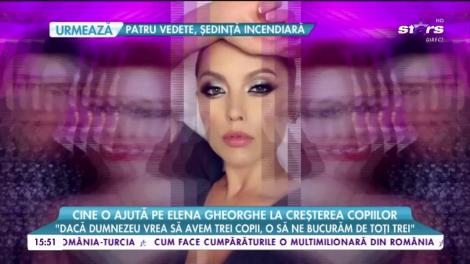 Cine o ajută pe Elena Gheorghe la creșterea copiilor: ”Îmi doresc ca Nicholas să aleagă să facă ce îi place cel mai tare”
