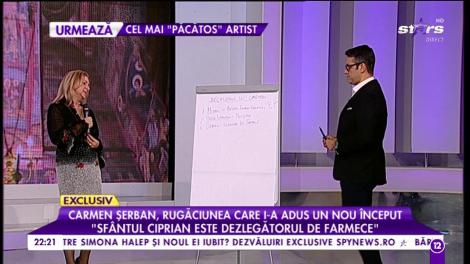 Carmen Șerban, rugăciunea care i-a adus un nou început: ”Îi cerem ajutorul Sfântului Mihail și când avem stări de oboseală și vomă”