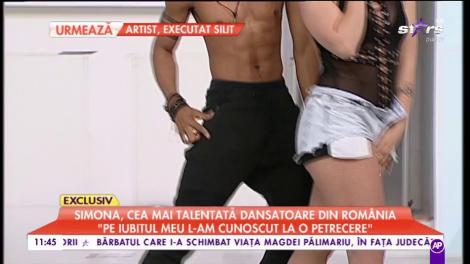 Simona, cea mai talentată dansatoare din România, face o demonstrație în platoul matinalilor