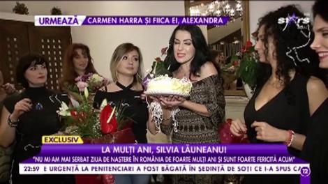 Silvia Lăuneanu își serbează ziua de naștere în direct