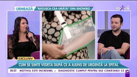 Oana Roman: „M-am împiedicat, am căzut și am mers urgent la doctor”
