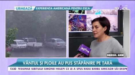 Vântul şi ploile au pus stăpânire pe aprope toată ţara!