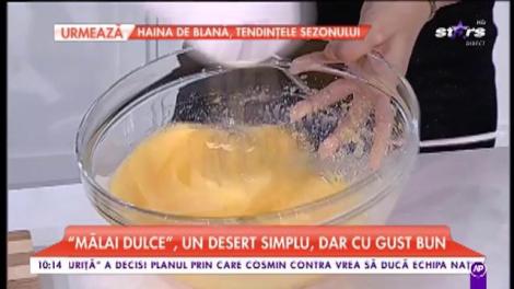 Chef Ralu a gătit "Mălai dulce"