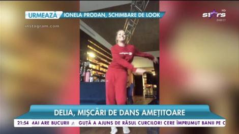 Delia, mișcări de dans amețitoare! Artista s-ar putea face oricând coregraf