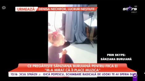 Ce pregătește Sânziana Buruiană pentru fiica ei