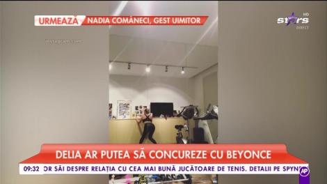 Delia, lecții de dans, la ea acasă. Cum face ea show, nimeni nu face