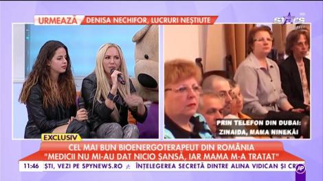 Zinaida, mama Ninekăi: „Fiica mea a fost foarte bolnavă”