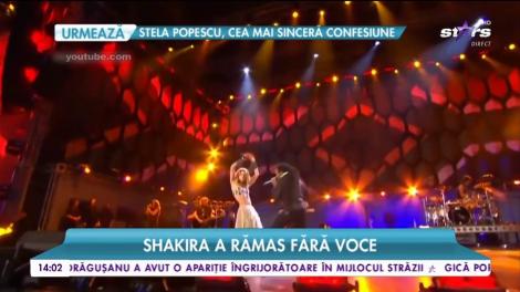 Shakira a rămas fără voce. Artista și-a anulat toate concertele