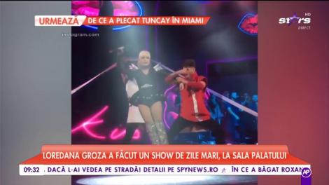 Loredana Groza a făcut un show de zile mari, la Sala Palatului