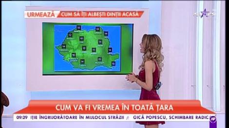 Cum va fi vremea în acest weekend. Maximele ating 16°C