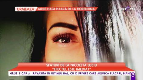 Sfatuiri de la Nicoleta Luciu: „Nu veți face niciodată carii”