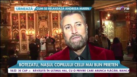 Botezatu, nașul copilului celui mai bun prieten