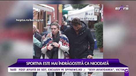 Simona Halep, primele imagini cu iubitul ei