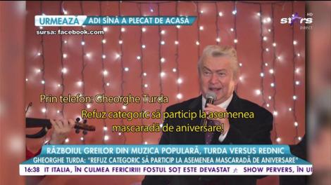 Un nou război în muzica populară! Gheorghe Turda este foc şi pară pe Lupu Rednic