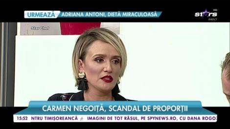 Carmen Negoiţă a fost implicată într-un scandal de proporţii