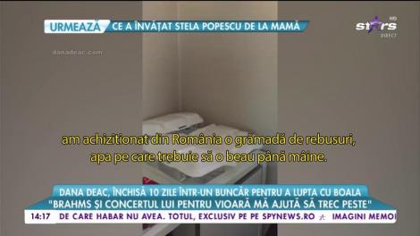 Dana Deac, închisă 10 zile într-un buncăr pentru a lupta cu boala cumplită: ”Am trecut cu bine aici, în buncăr”