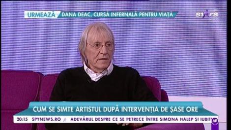 Mihai Constantinescu, după operația pe inima: "Dincolo de noi există o mare forță"