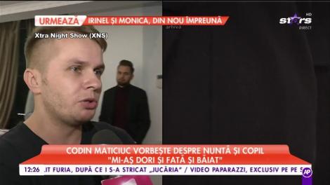 Codin Maticiuc vobește despre nuntă și copil: ”Mi-aș dori și fată și băiat”