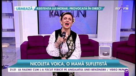 Nicoleta Voica a cântat la Rai da' buni
