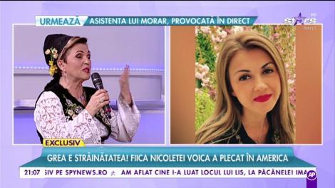 Grea e străinătatea! Fiica Nicoletei Voica a plecat în SUA