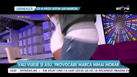 Vali Vijelie și Asu, provocare marca Mihai Morar. Cei doi s-au întrecut în mișcări de dans