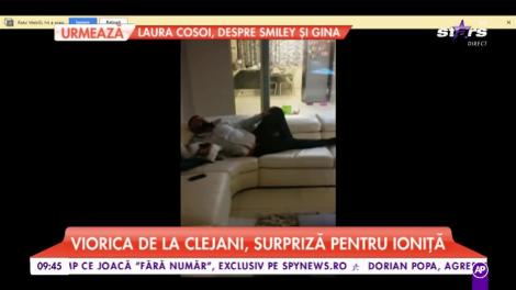 Viorica de la Clejani, surpriză pentru Ioniță. L-a trezit cântând ”La mulți ani”